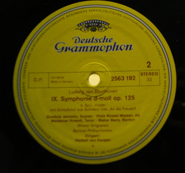 Ludwig van Beethoven, Herbert von Karajan, Berliner Philharmoniker : 9 Symphonien (8xLP + Box, Album, RE, Sch)