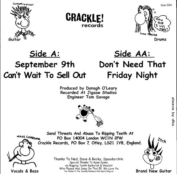 Ripping Teeth : September 9th (7")