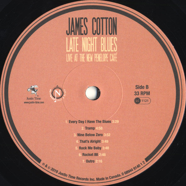 James Cotton : Late Night Blues (Live At The New Penelope Café) (LP, Album, RSD, RE)