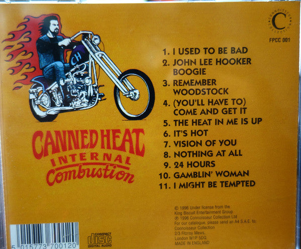 Canned Heat : Internal Combustion (CD, Album)