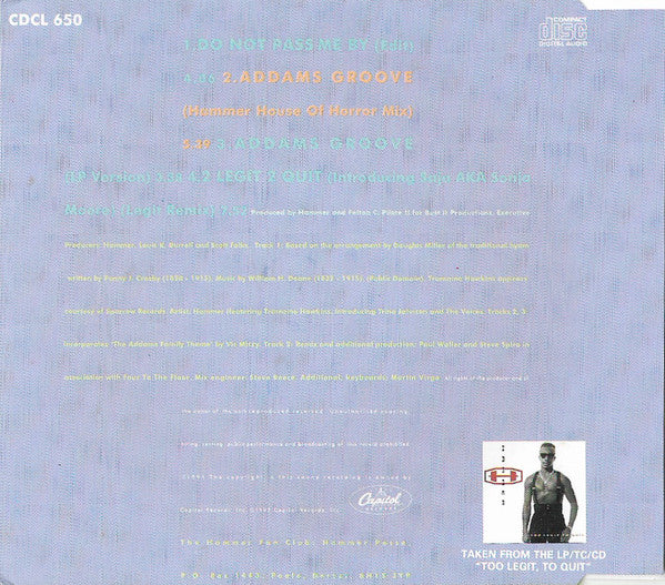 MC Hammer : Do Not Pass Me By (CD, Single)