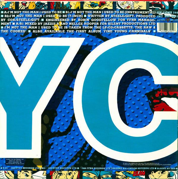 Fine Young Cannibals : I'm Not The Man I Used To Be (12", Single)