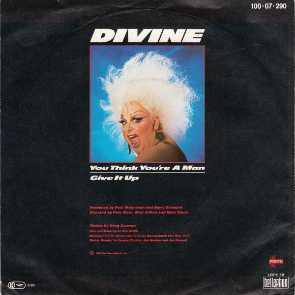 Divine : You Think You're A Man (7", Single)