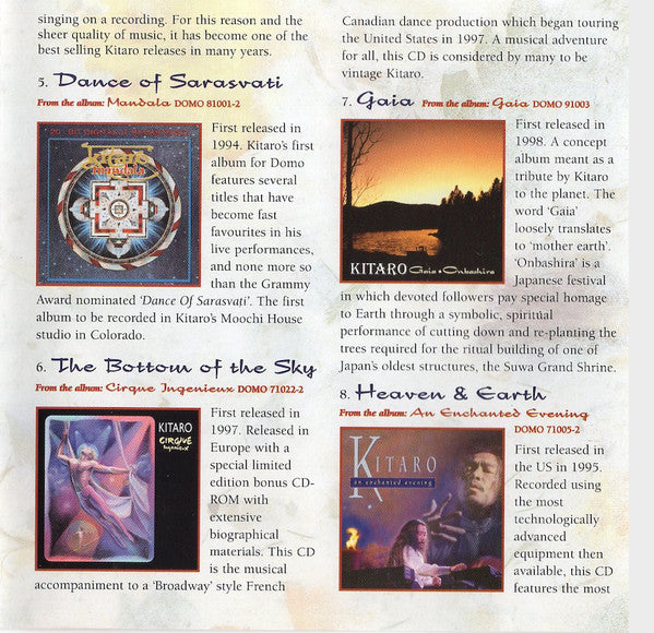 Kitaro : Best Of Kitaro Volume 2 (CD, Comp)