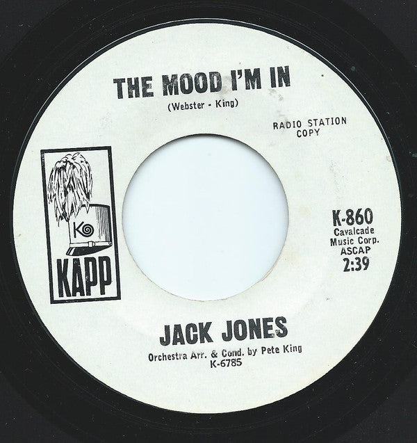 Jack Jones : Open For Business As Usual (7", Promo)
