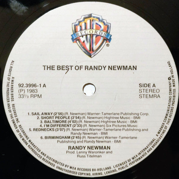 Randy Newman : The Best Of (LP, Comp)