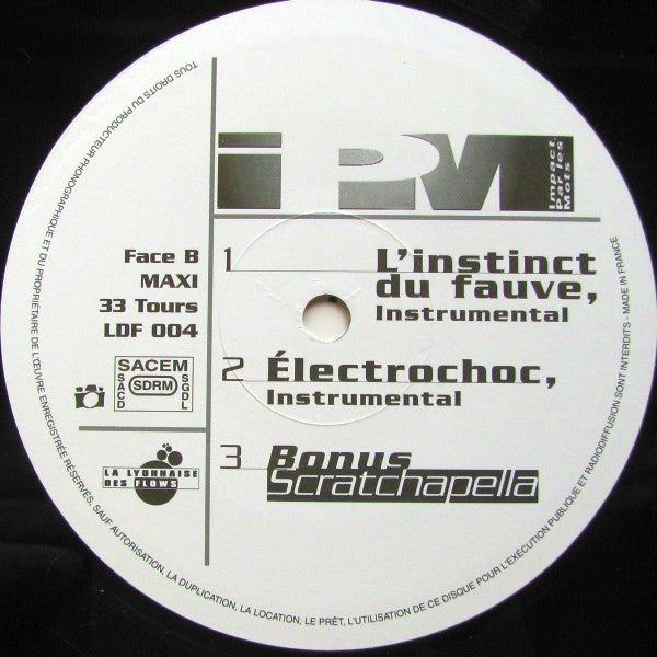 IPM : L' Instinct Du Fauve / Electrochoc (12")