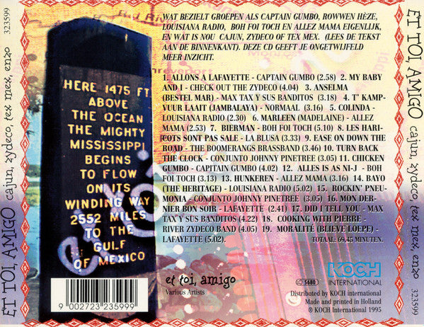 Various : Et Toi, Amigo (Cajun, Zydeco, Tex Mex, Enzo.) (CD, Album, Comp)