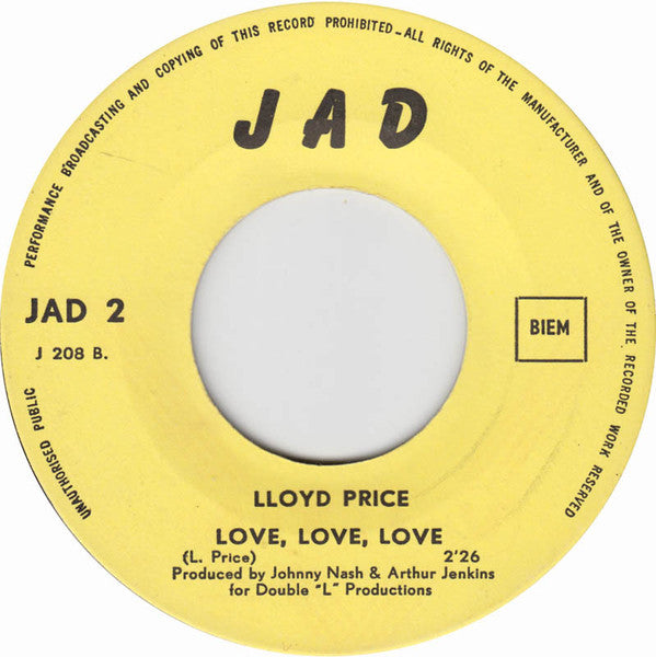 Lloyd Price : Take All (7", Single)