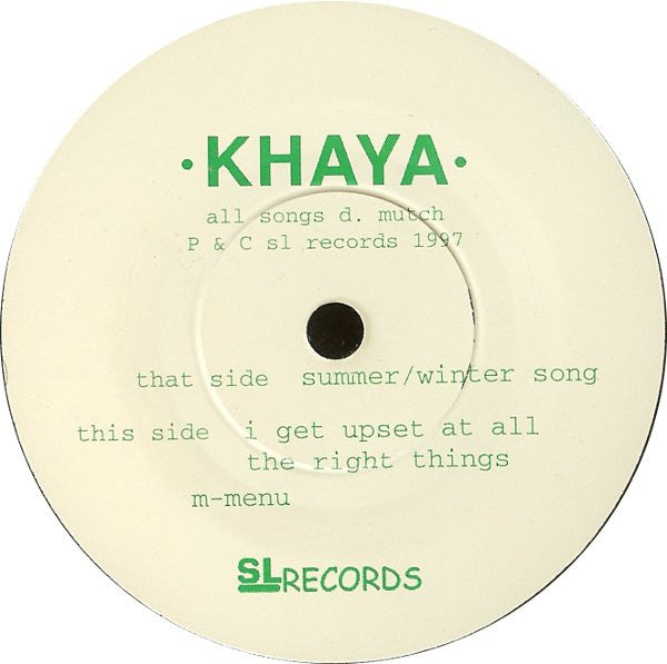 Khaya (2) : Summer / Winter Song (7", EP)