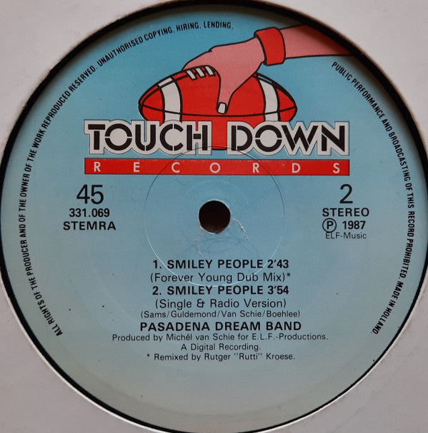 Pasadena Dream Band : Smiley People (12")