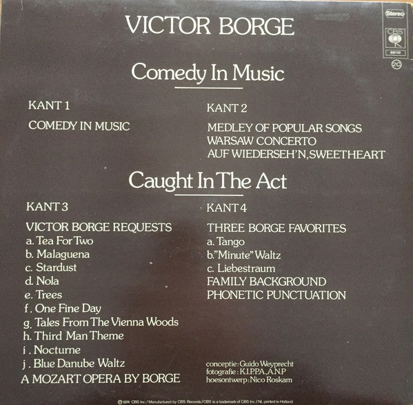 Victor Borge (2) : Comedy In Music / Caught In The Act (2xLP, Comp)