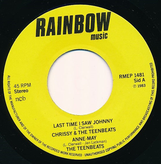 Chrissy (23) & The Teenbeats (6) : Chrissy & The Teenbeats (7", EP)