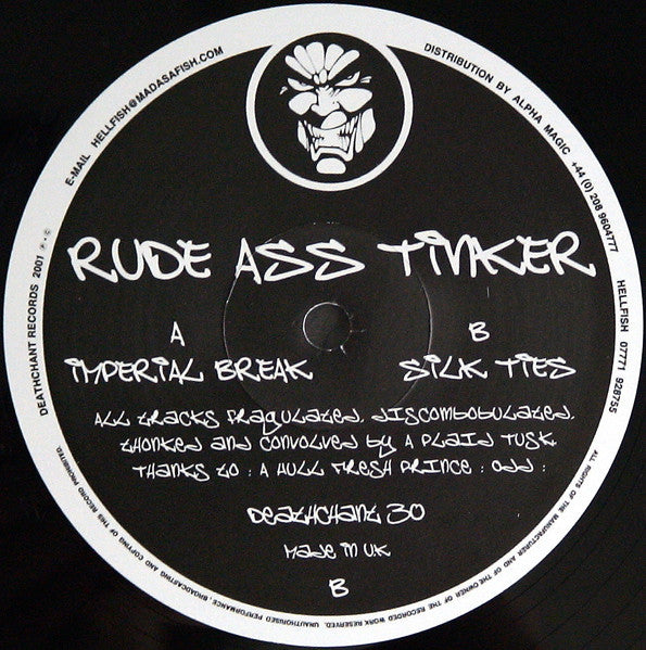 Rude Ass Tinker : Imperial Break / Silk Ties (12")