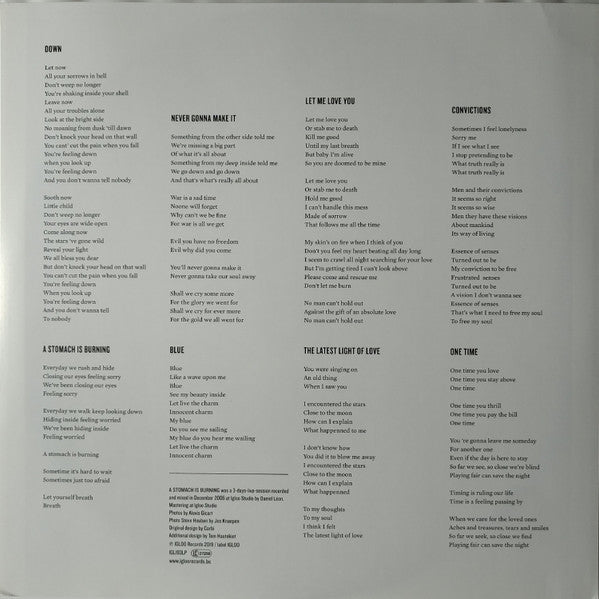 Melanie De Biasio : A Stomach Is Burning (LP, Album, RE)