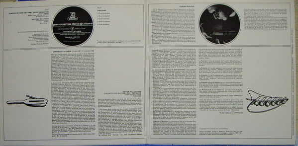 Villa-Lobos* - Turibio Santos : Concerto Pour Guitare & Petit Orchestre / Sextuor Mystique / Preludes (LP, RP, Gat)