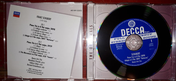 Franz Schubert - Beaux Arts Trio : The Piano Trios (2xCD, Album, RE, RM)