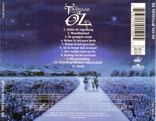 Cast "De Tovenaar Van Oz" : De Tovenaar Van Oz (CD)