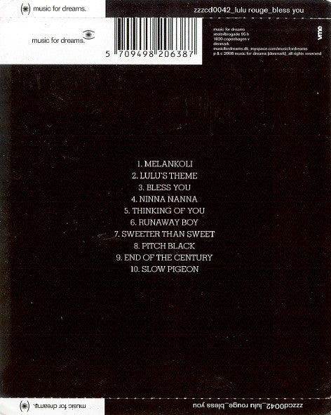 Lulu Rouge : Bless You (CD, Album)