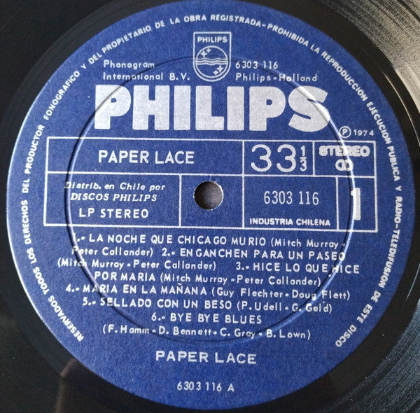 Paper Lace : ...And Other Bits Of Material (LP, Album)