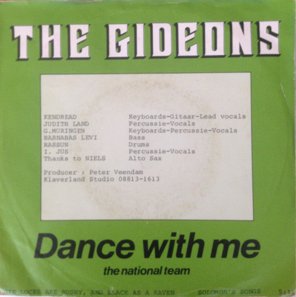 The Gideons (4) : Dance With Me/The National Team (7", Single)