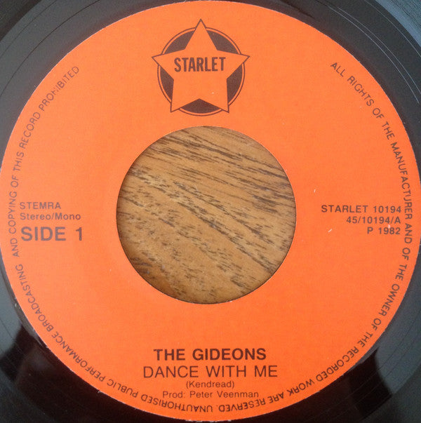The Gideons (4) : Dance With Me/The National Team (7", Single)