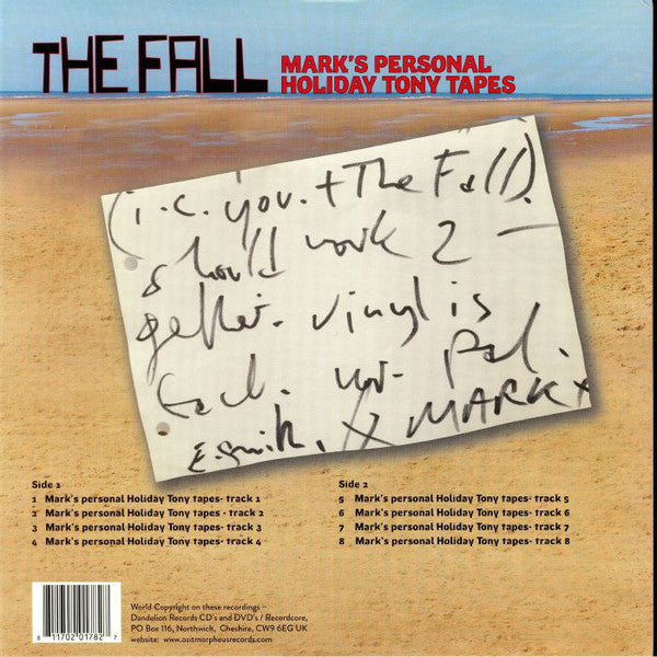 The Fall : Mark's Personal Holiday Tony Tapes (LP, Album, Ora)