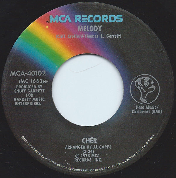 Cher : Half-Breed (7", Single, Glo)