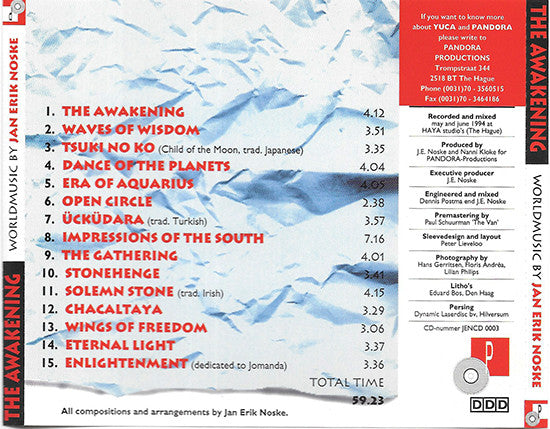 Jan Erik Noske : The Awakening (CD, Album)