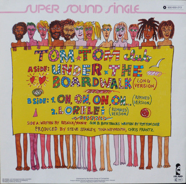 Tom Tom Club : Under The Boardwalk (12", Maxi)