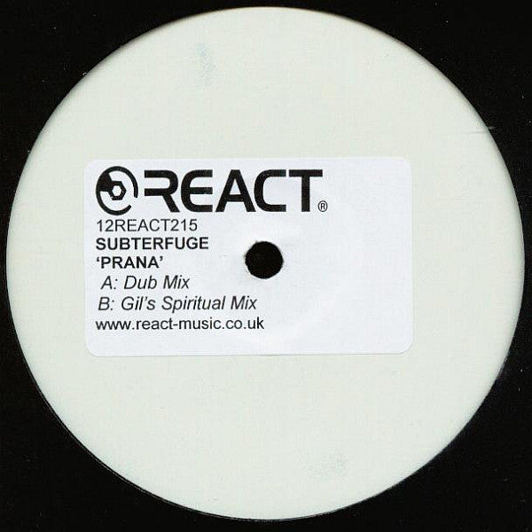 Subterfuge (3) : Prana (12", W/Lbl, Sti)