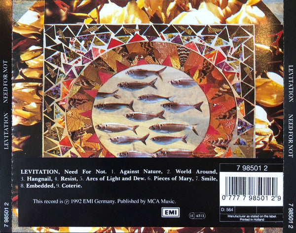Levitation (2) : Need For Not (CD, Album)