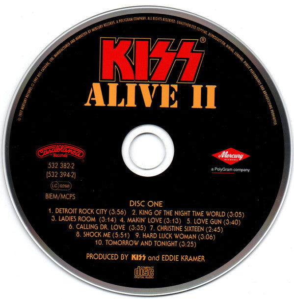 Kiss : Alive II (2xCD, Album, RM, RP)