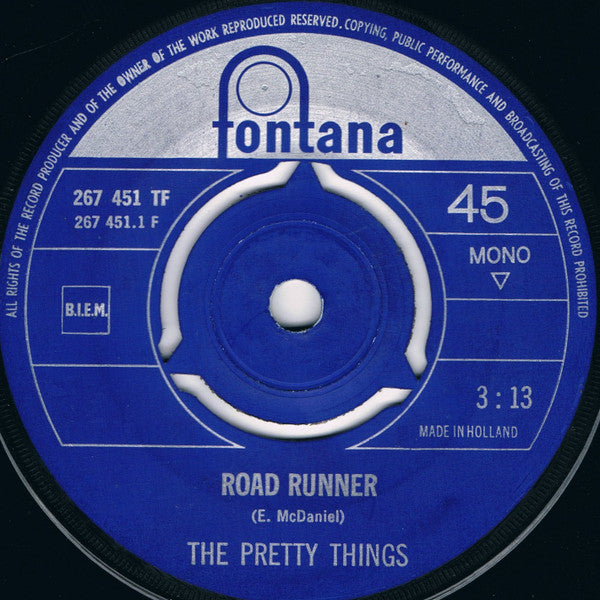 The Pretty Things : Road Runner / Big City (7", Single, Mono)