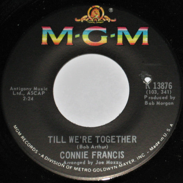 Connie Francis : My World Is Slipping Away  (7")