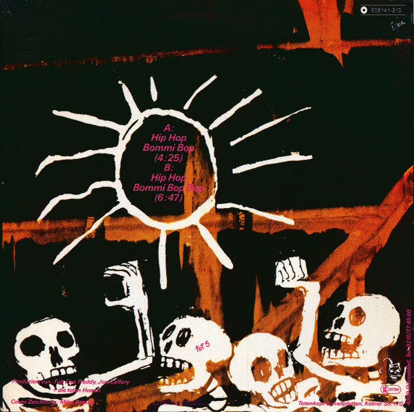 The Increadible T. H. Scratchers Starring: Freddy Love : Hip-Hop-Bommi-Bop (12", Single, RE)