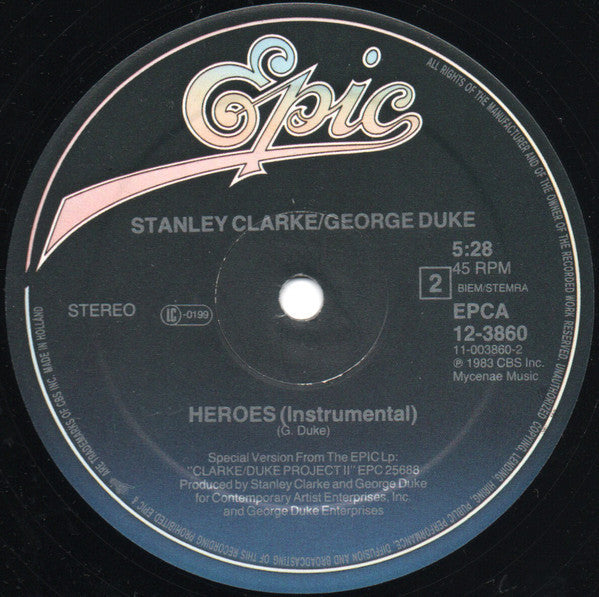 Stanley Clarke/George Duke : Heroes (12", Maxi)