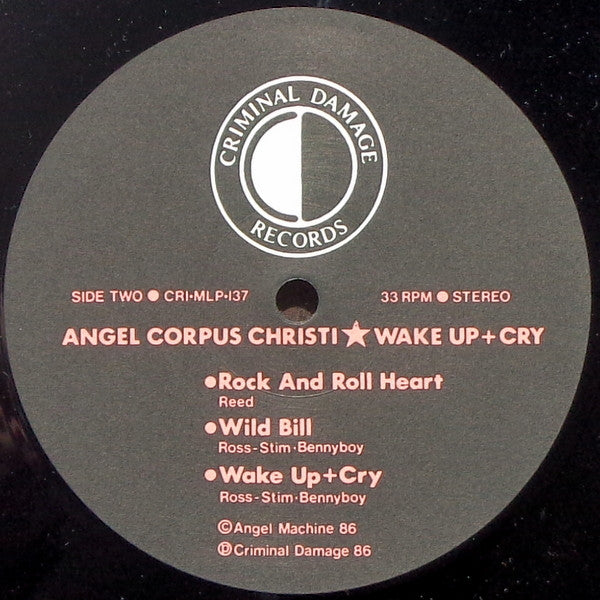 Angel Corpus Christi : Wake Up + Cry (LP, MiniAlbum)