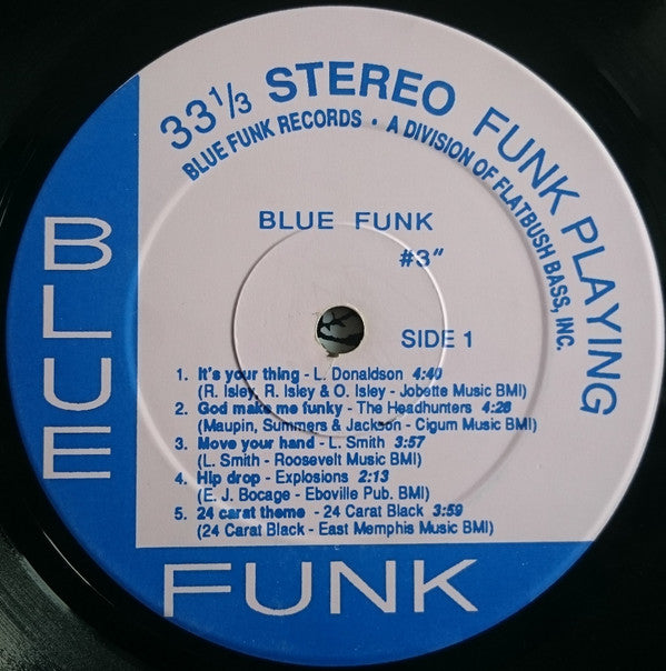 Various : Original ! Blue Funk Vol. 3 (LP, Comp)