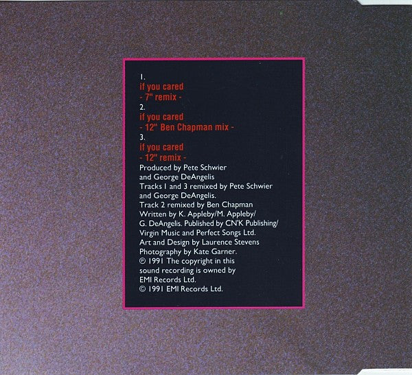 Kim Appleby : If You Cared (CD, Maxi)