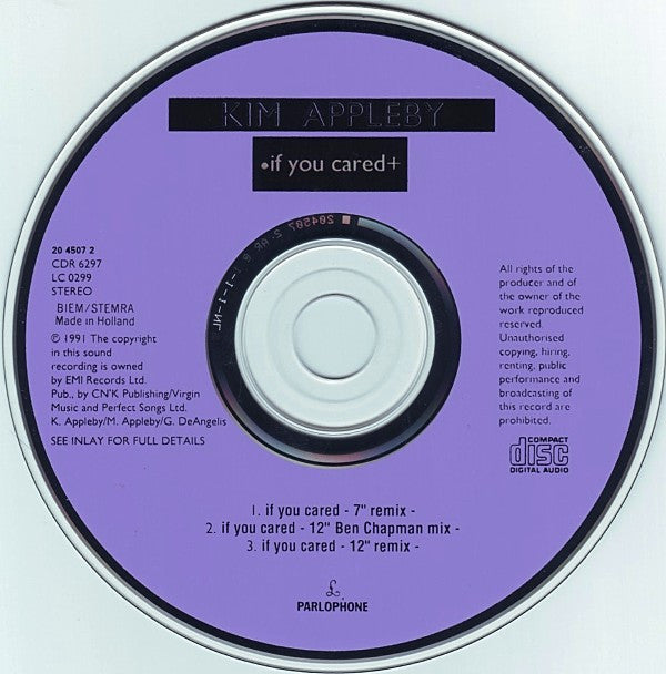 Kim Appleby : If You Cared (CD, Maxi)