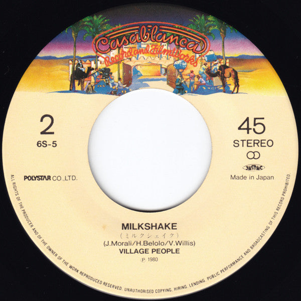 Village People : Can't Stop The Music (キャント・ストップ・ザ・ミュージック) (7")