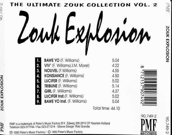 Zouk Explosion : Zouk Explosion (CD, Comp)