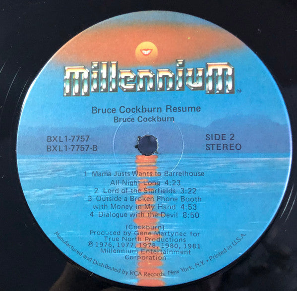 Bruce Cockburn : Resume (LP, Comp, Ind)