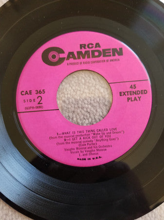 Vaughn Monroe And His Orchestra : Dance WIth Me! The Music Of Cole Porter (7", EP)