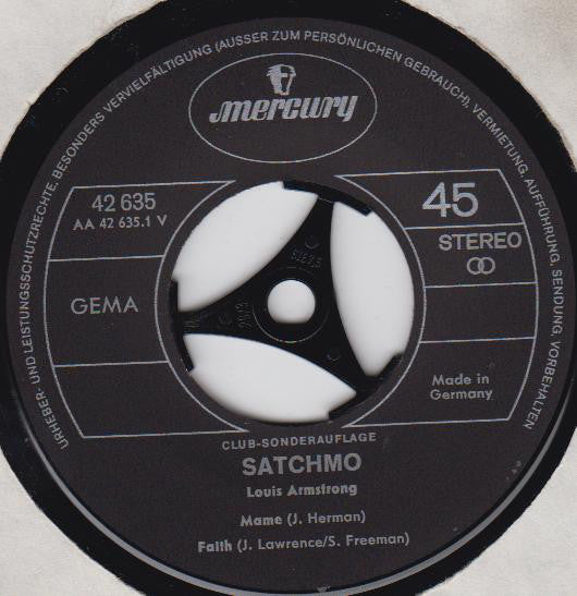 Louis Armstrong : Satchmo (7", EP, Club)