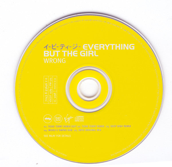 Everything But The Girl : Wrong (CD, Single)