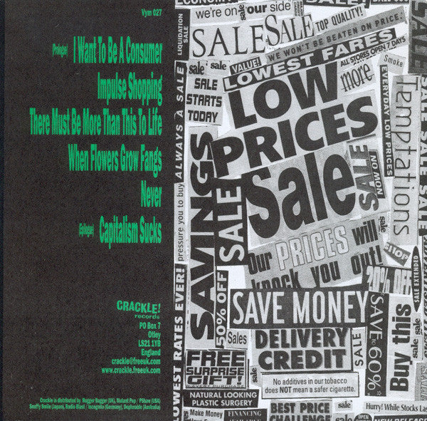 Academy Morticians : Consumerism Is An S.T.D (7", EP)