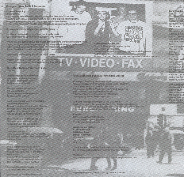 Academy Morticians : Consumerism Is An S.T.D (7", EP)