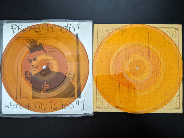 Propagandhi : Where Quality Is Job #1 (2x7", Ltd, Cle)